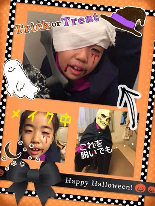 Scary賞 Look at me!! Are you scared of me, even if I take off my costume?